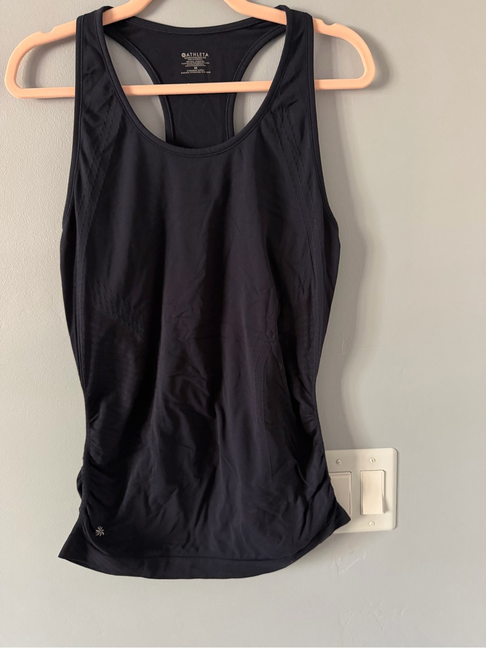 Athleta Black Racerback Performance Tank